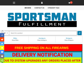 'sportsmanfulfillment.com' screenshot