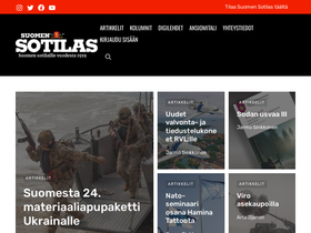 'suomensotilas.fi' screenshot