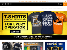 heavilyequipped.com homepage screenshot