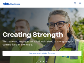 'bluescopesteel.com' screenshot