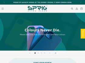 'sprig.store' screenshot