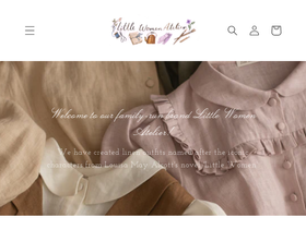 'littlewomenatelier.com' screenshot