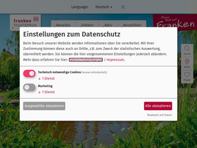 'frankentourismus.de' screenshot