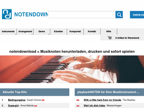 'notendownload.com' screenshot