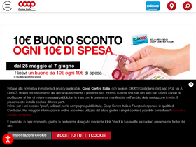 'coopcentroitalia.it' screenshot