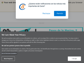 'ceutaactualidad.com' screenshot