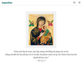 'augustino.net' screenshot