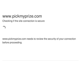 'pickmyprize.com' screenshot