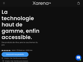 Xarena website screenshot
