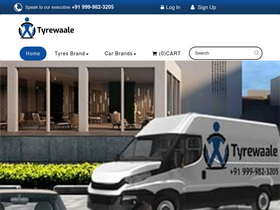 'tyrewaale.com' screenshot