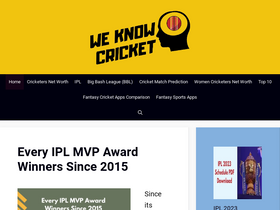 weknowcricket.com