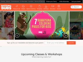 'buzzingbubs.com' screenshot