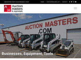 'auctionmasters.com' screenshot