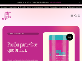 brujeriacapilar.com homepage screenshot