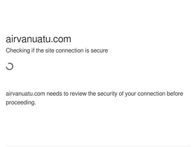 'airvanuatu.com' screenshot