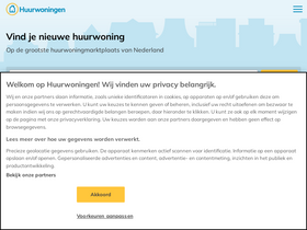 'huurwoningen.com' screenshot