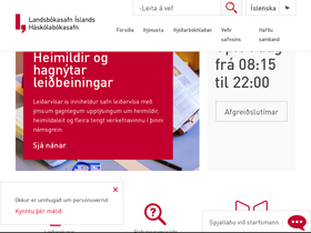 landsbokasafn.is
