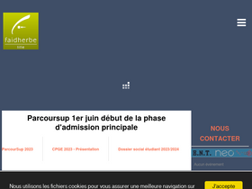 'faidherbe.org' screenshot