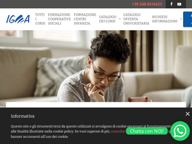 'igeacps.it' screenshot