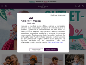 Sergent Major homepage screenshot