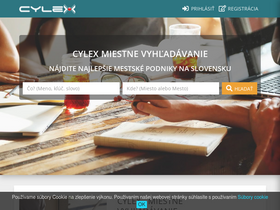 'cylex.sk' screenshot