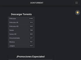 'dontorrent.in' screenshot