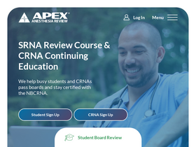 'apexanesthesia.com' screenshot