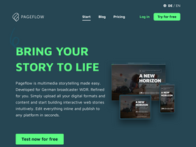 'pageflow.io' screenshot