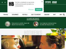 'hotbook.mx' screenshot