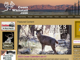 'coueswhitetail.com' screenshot
