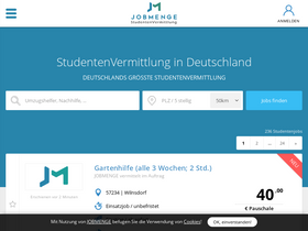 'jobmenge.de' screenshot