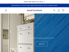 goodfurniture.co.nz homepage screenshot