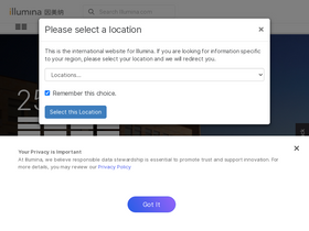'illumina.com.cn' screenshot
