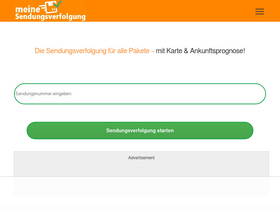 'meine-sendungsverfolgung.de' screenshot