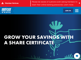 'servicecuonline.org' screenshot