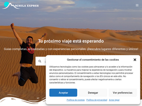 'mochilaexpres.com' screenshot