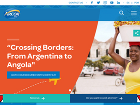 'arcor.com' screenshot