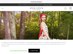 'aliceandolivia.com' screenshot