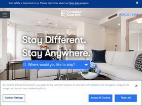 'furnishedquarters.com' screenshot
