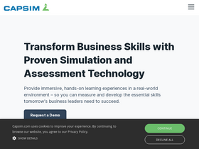 'capsim.com' screenshot