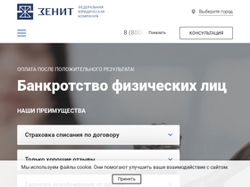'zennit.ru' screenshot