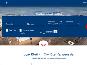 'onlineucakbilet.com' screenshot