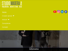 'studiomadera.it' screenshot