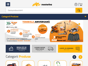 'mesterino.ro' screenshot