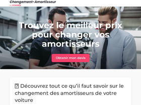 'changement-amortisseur.fr' screenshot