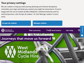 'tfwm.org.uk' screenshot