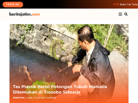'beritajatim.com' screenshot