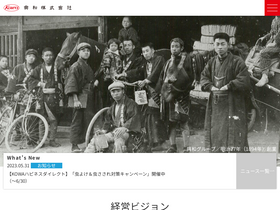 'kikai.kowa.co.jp' screenshot