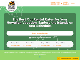 'discounthawaiicarrental.com' screenshot