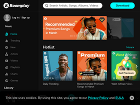 'boomplay.com' screenshot